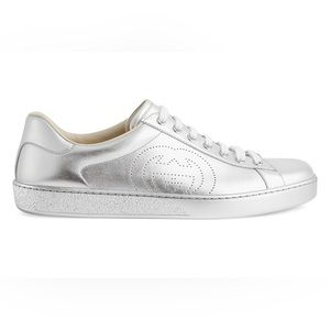COPY - COPY - Gucci Ace Metallic Leather Sneaker Authenticity Guaranteed